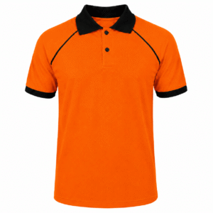Turuncu Siyah Polo Yaka Promosyon Tişört