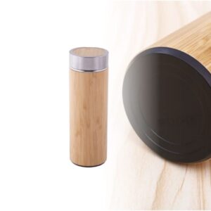 Bambu kaplamalı 450 ml promosyon termos