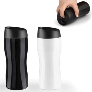 Basmalı kapaklı çift duvarlı 450 ml promosyon termos