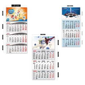 Logo Baskılı Üç Aylık Gemici Takvimi