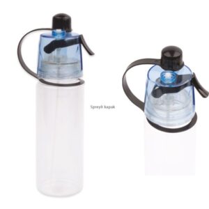 Sprey kapaklı ve taşıma halkalı 750 ml promosyon matara