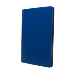 14,2 x 21 cm mavi yumuşak kapaklı promosyon defter